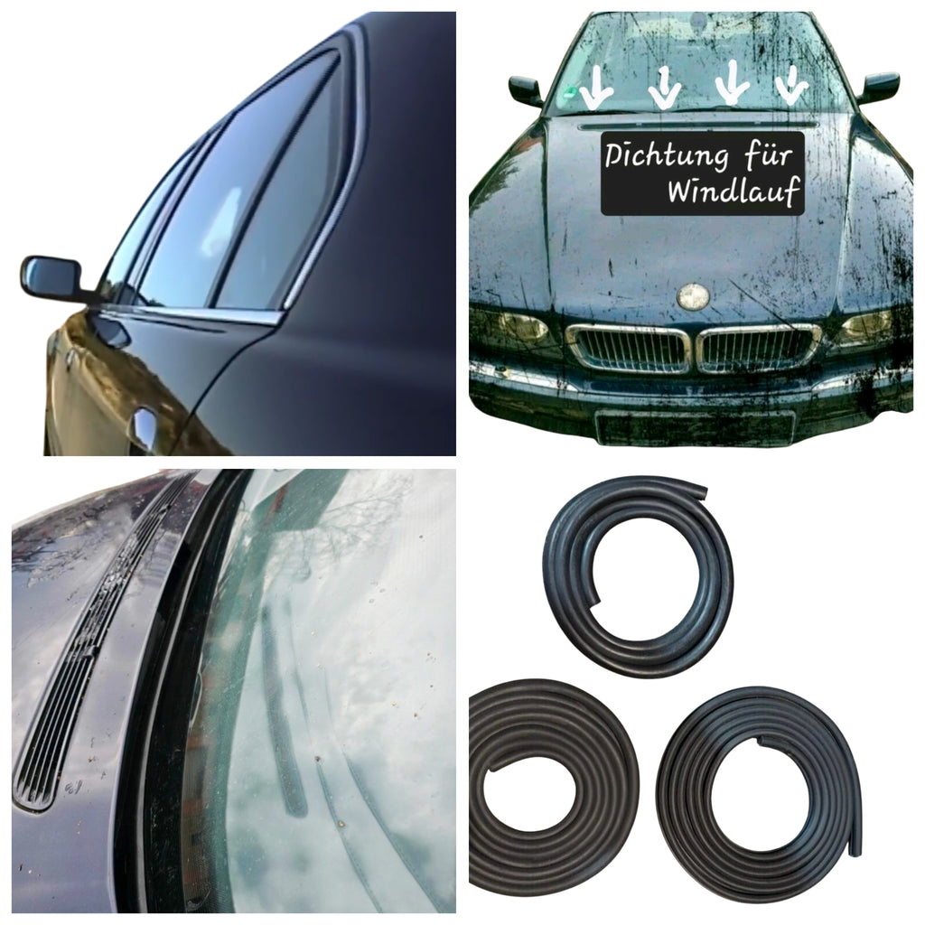 Ablaufrinne Dichtung passt bei BMW E38 +Windlaufdichtung 51138125475 51718125477