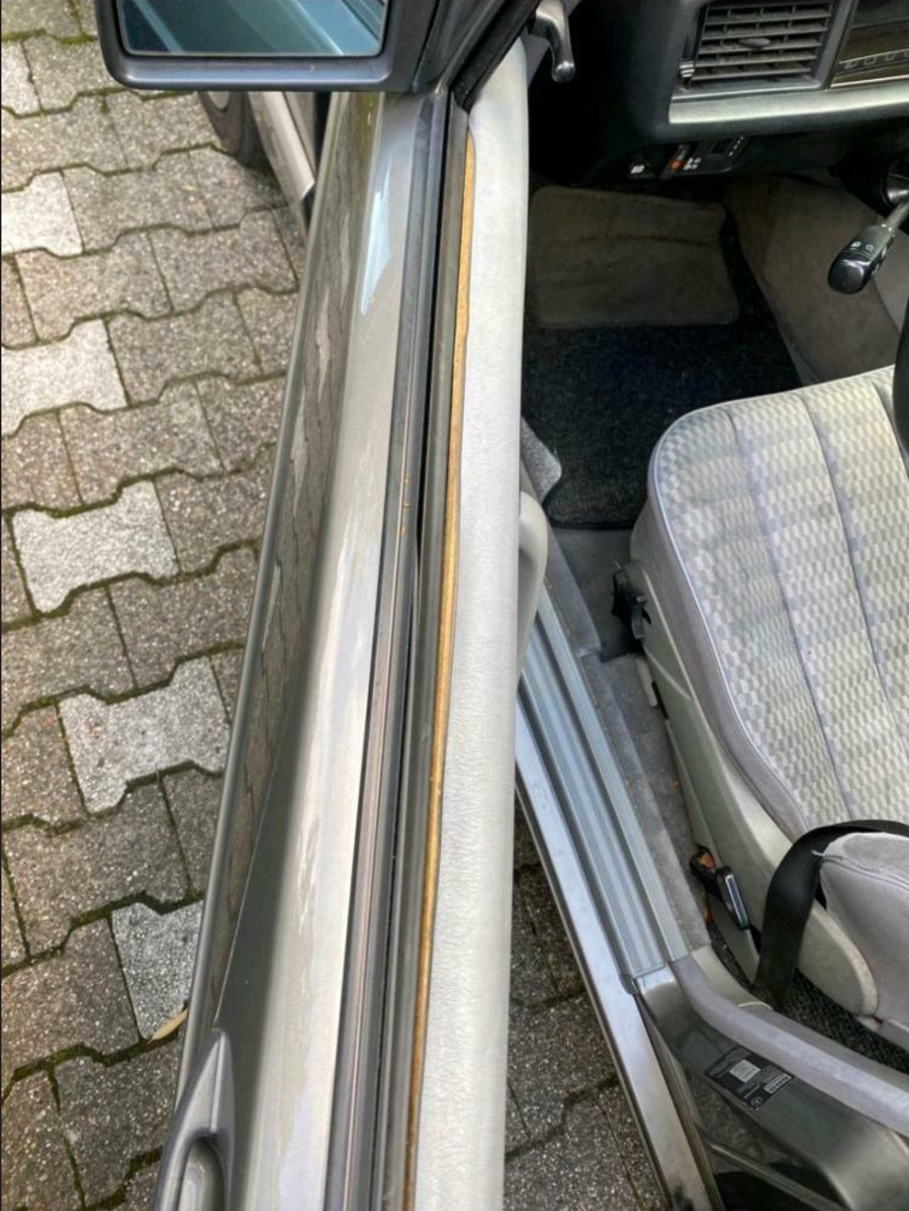 Türpappe Mercedes Benz W201 optisch reparieren E190 4Leisten aus Aluminium