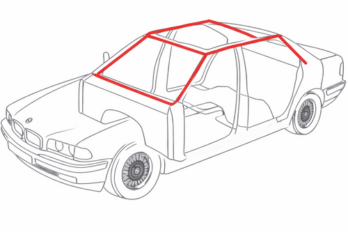 BMW E38 Dichtungsset 4x Dichtungen